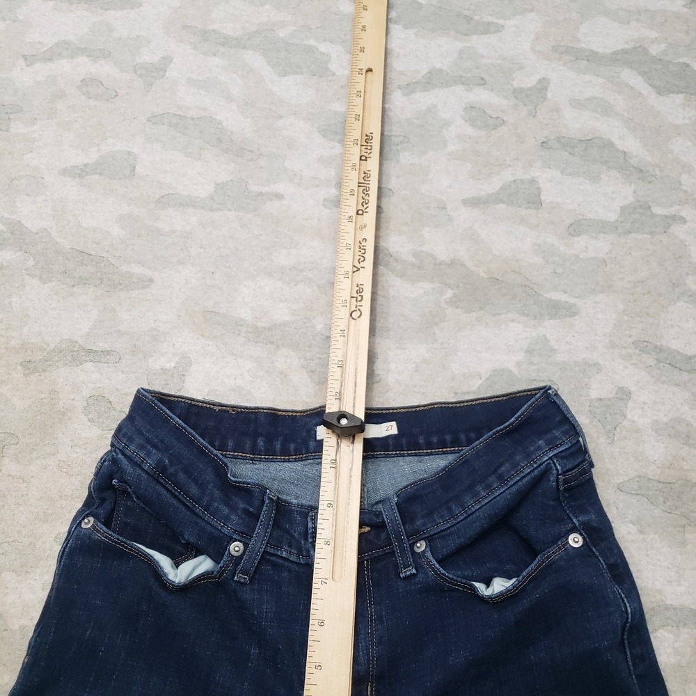 Levi's Jeans Womens 27 Blue Classic Bootcut Denim Medium Wash Stretch - Picture 5 of 12